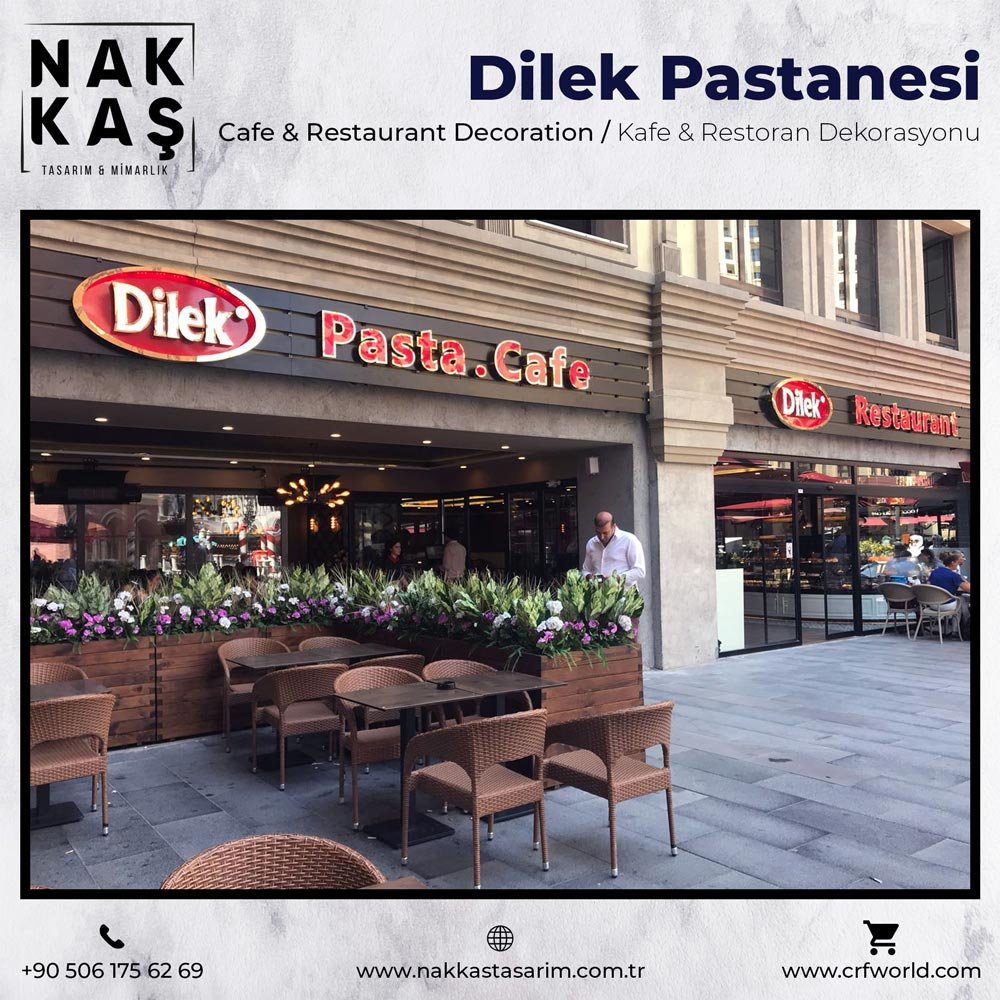 Dilek Pastanesi - Cafe & Restoran Dekorasyonu - Nakkaş Tasarım